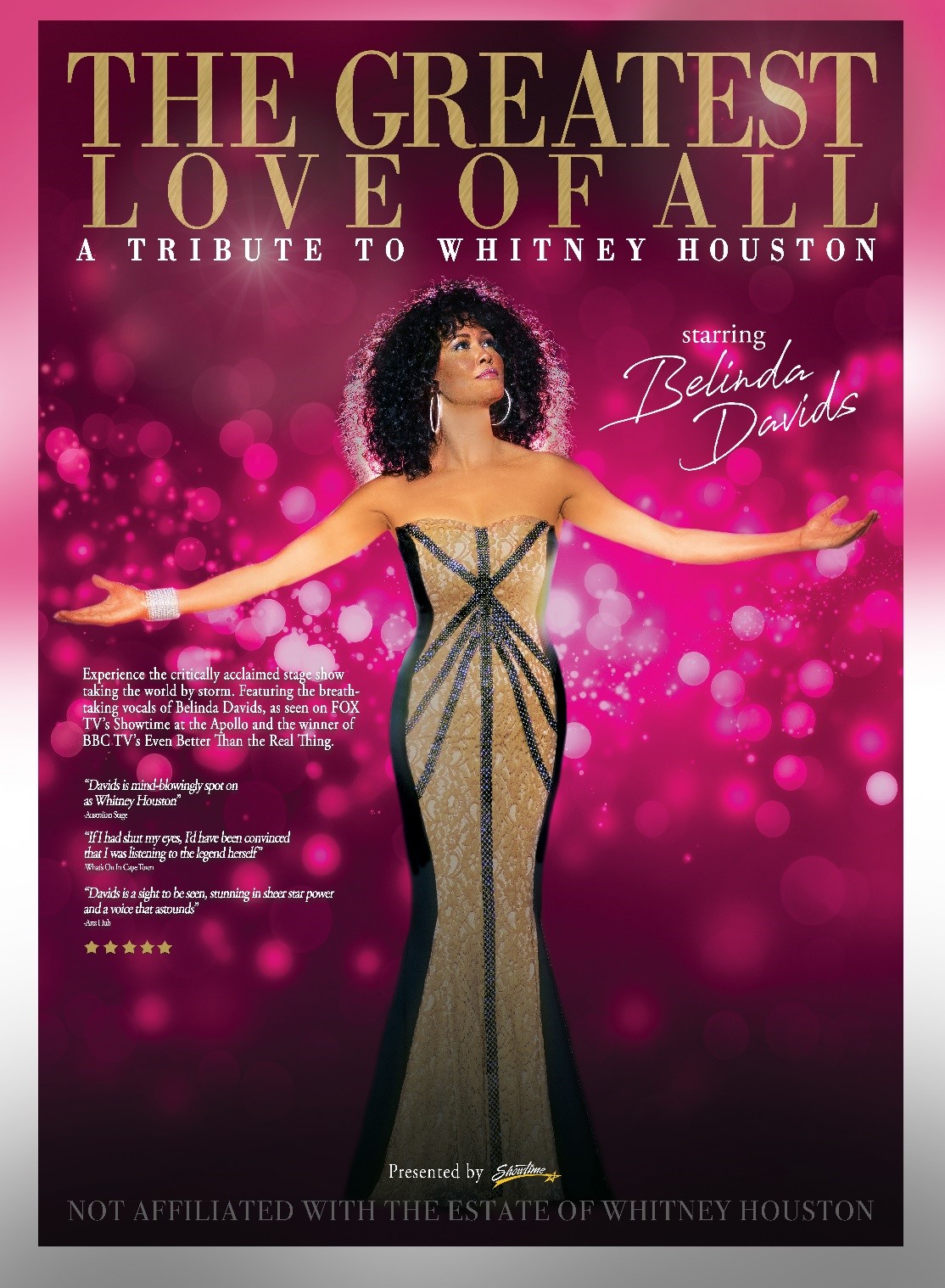 the greatest love of all whitney houston tribute belinda davids